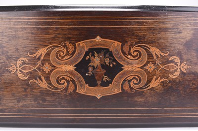 Lot 473 - A Nicole Freres inlaid rosewood music box