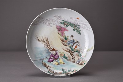 Lot 59 - A Chinese famille rose dish, 18th century