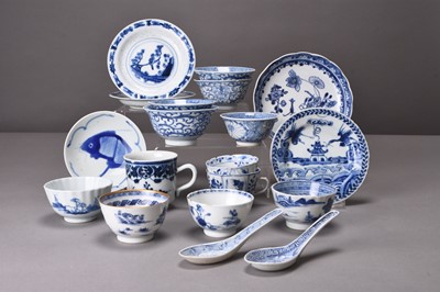 Lot 29 - A group of Chinese blue and white porcelain, mainly 18th century