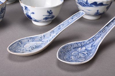 Lot 29 - A group of Chinese blue and white porcelain, mainly 18th century