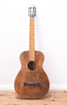 Lot 476 - A Hawaiian Club steel string acoustic parlour guitar