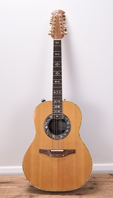 Lot 480 - An Ovation 12-string electro-acoustic guitar, 1980s