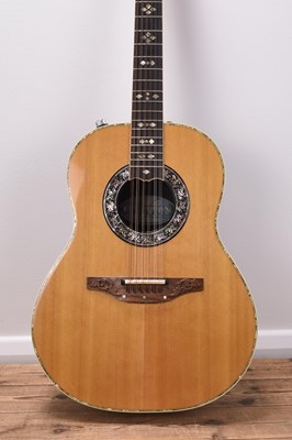 Lot 480 - An Ovation 12-string electro-acoustic guitar, 1980s