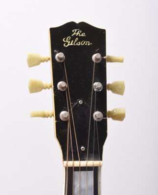 Lot 256 - A Gibson L-4 model steel string acoustic guitar, circa 1927