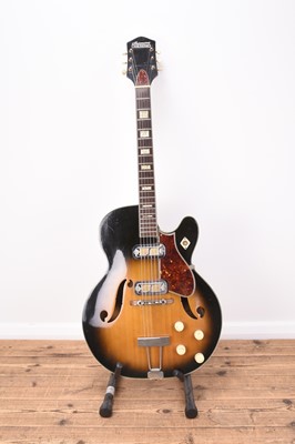 Lot 495 - A Harmony 'Meteor' hollow-bodied electric guitar