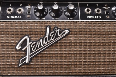 Lot 500 - A Fender 'Tremolux' amplifier stack, circa 1965