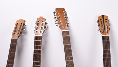 Lot 486 - A group of various uncased acoustic guitars, mid to late 20th century