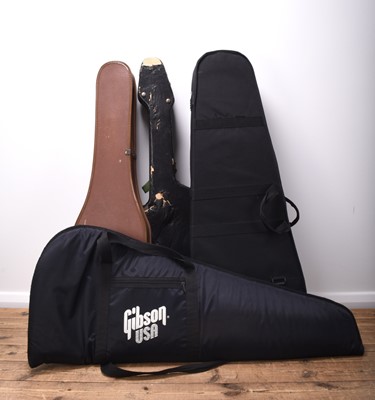 Lot 503 - A collection of various electric guitar hard cases and gig bags