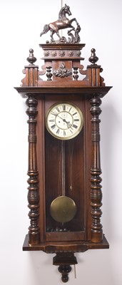 Lot 522 - A Gustav Becker Vienna wall clock