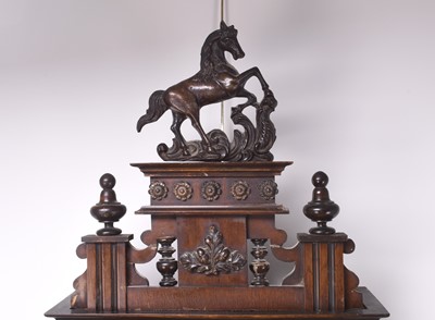 Lot 522 - A Gustav Becker Vienna wall clock