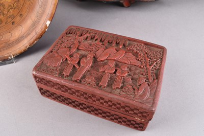 Lot 122 - An assembled group of Chinese lacquer ware, Qing Dynasty