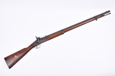 Lot 173 - A Victorian smoothbore percussion musket by Isaac Hollis