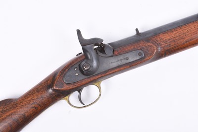 Lot 173 - A Victorian smoothbore percussion musket by Isaac Hollis