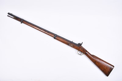 Lot 173 - A Victorian smoothbore percussion musket by Isaac Hollis
