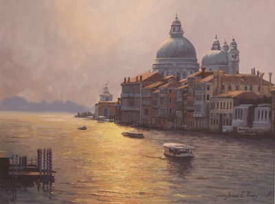 Lot 114 - Adrian Rigby (b.1962) Two Venetian Scenes