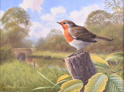 Lot 635 - Adrian Rigby (b.1962) Midsummer Robin