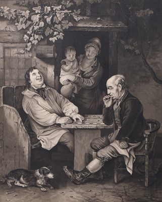 Lot 154 - After John Burnet (1784-1868) Playing at Draughts