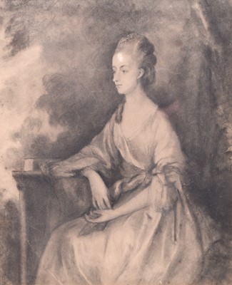 Lot 118 - British School (late 18th Century) Portrait of a Seated Lady