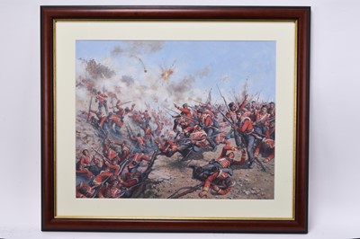 Lot 654 - John Michael Groves (1937-2019) British Infantry Defending Trenches