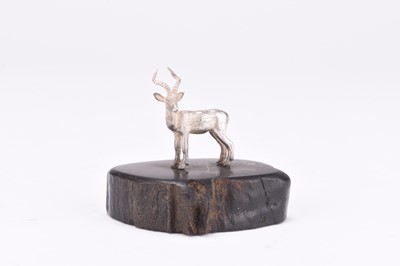 Lot 109 - A Patrick Mavros silver model of an impala