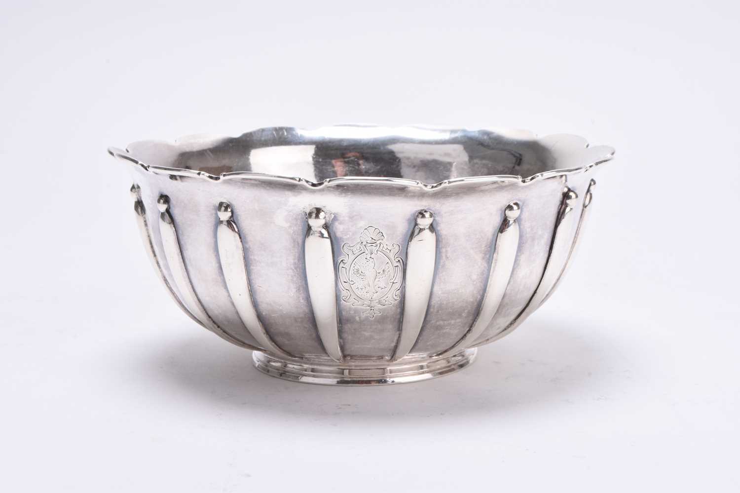 Lot 8 - A George II Irish silver bowl by Alexander Brown