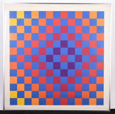Lot 737 - Op Art Composition with Squares