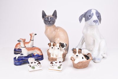 Lot 98 - Royal Copenhagen, Royal Doulton, Staffordshire and other animal models