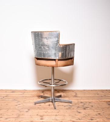 Lot 230 - Timothy Oulton, a pair of swing bar stools