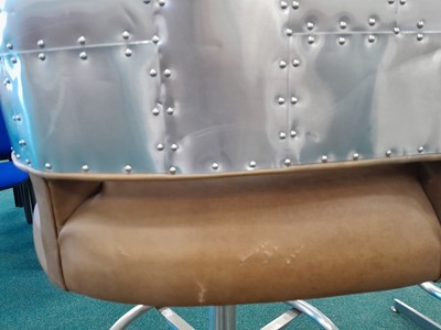 Lot 230 - Timothy Oulton, a pair of swing bar stools