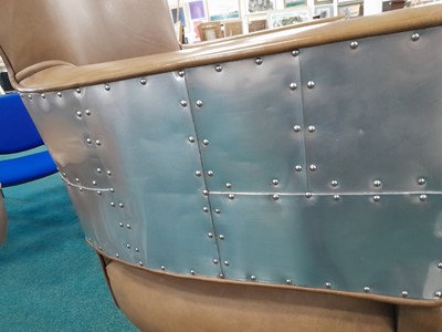 Lot 230 - Timothy Oulton, a pair of swing bar stools