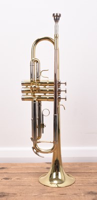 Lot 475 - A Trevor James Renaissance trumpet and accessories