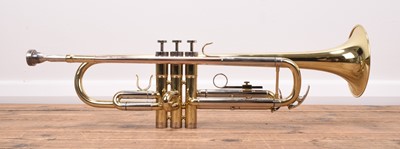 Lot 475 - A Trevor James Renaissance trumpet and accessories