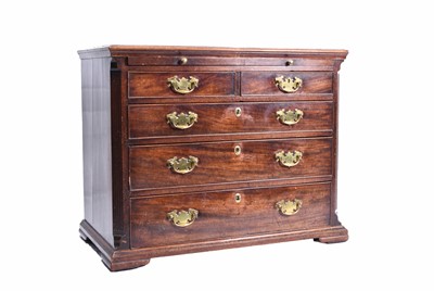 Lot 186 - A George III mahogany dressing chest