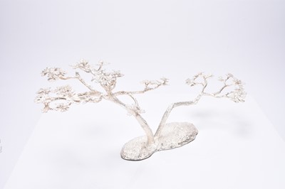 Lot 12 - A Patrick Mavros silver 'Fari' Acacia tree candle holder / table ornament