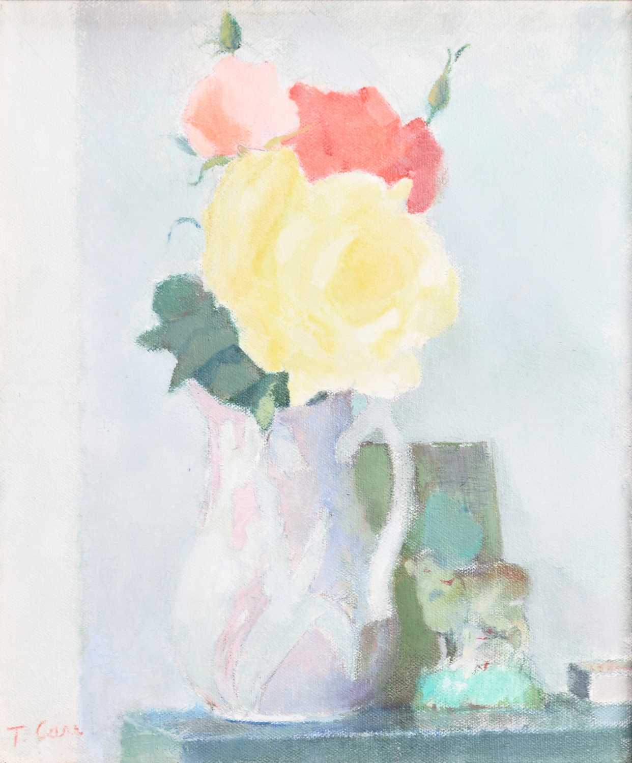 Lot 25 - Tom Carr RUA ARWS (1909-1999) Jug With Roses