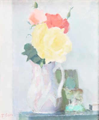 Lot 40 - Tom Carr RUA ARWS (1909-1999) Jug With Roses