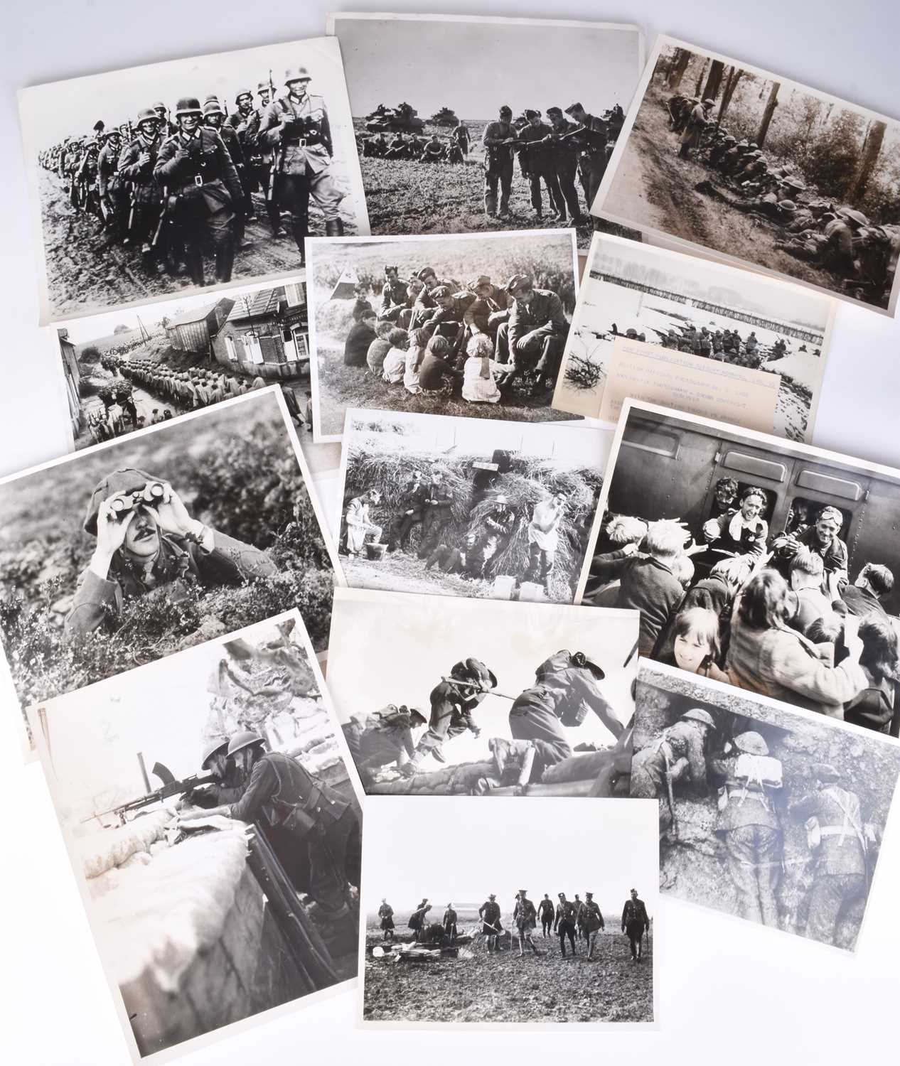 Lot 34 - Press Photography - BEF in France, 1939/40, and some others