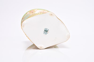 Lot 109 - Coalport Chicago Exhibition 1893 jewelled canister and cover
