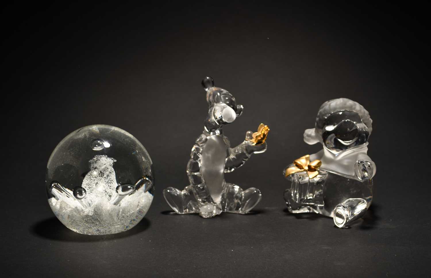 Lot 588 - Swarovski and Lenox Crystal with a limited edition Caithness paperweight