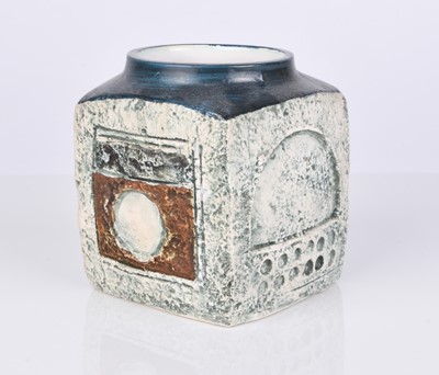 Lot 537 - Troika square-sided vase, circa 1970s
