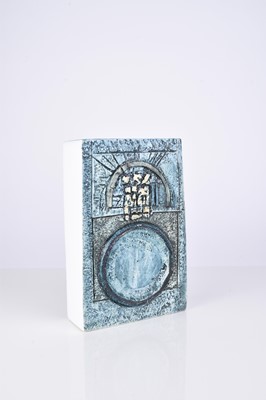 Lot 545 - Troika slab-sided vase by Avril Bennett, circa 1973-79