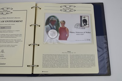 Lot 346 - Large collection of stamps and covers (13 albums) and loose. Includes 3 albums of Princess Diana (stamps, covers, coin covers)
