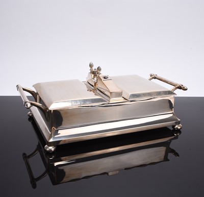 Lot 5 - A silver mounted smoker's compendium