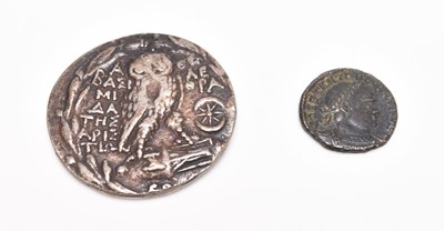 Lot 306 - Greece, Attica, Athens. Silver tetradachm circa 4th century B.C