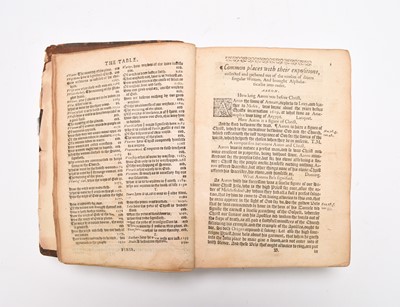 Lot 39 - MARBECK, John, Booke of Notes and Common Places, 1581