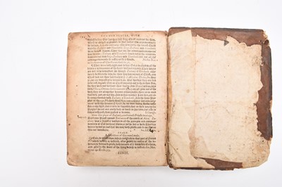 Lot 39 - MARBECK, John, Booke of Notes and Common Places, 1581