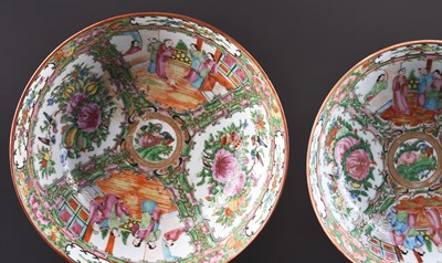 Lot 75 - Two Chinese Canton famille rose bowls