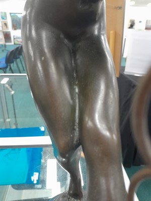 Lot 233 - After J.R. Colinet, an art deco style bronze figure of a hoop dancer