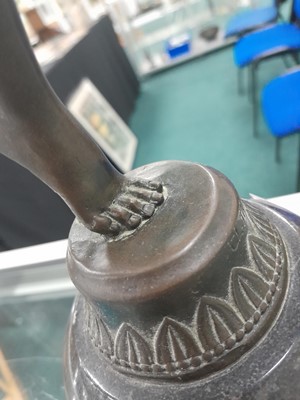 Lot 233 - After J.R. Colinet, an art deco style bronze figure of a hoop dancer