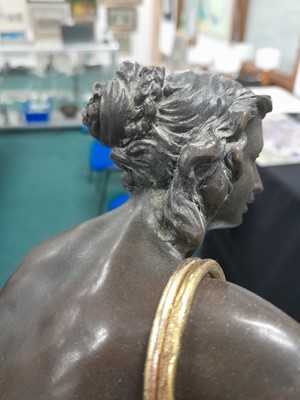 Lot 233 - After J.R. Colinet, an art deco style bronze figure of a hoop dancer